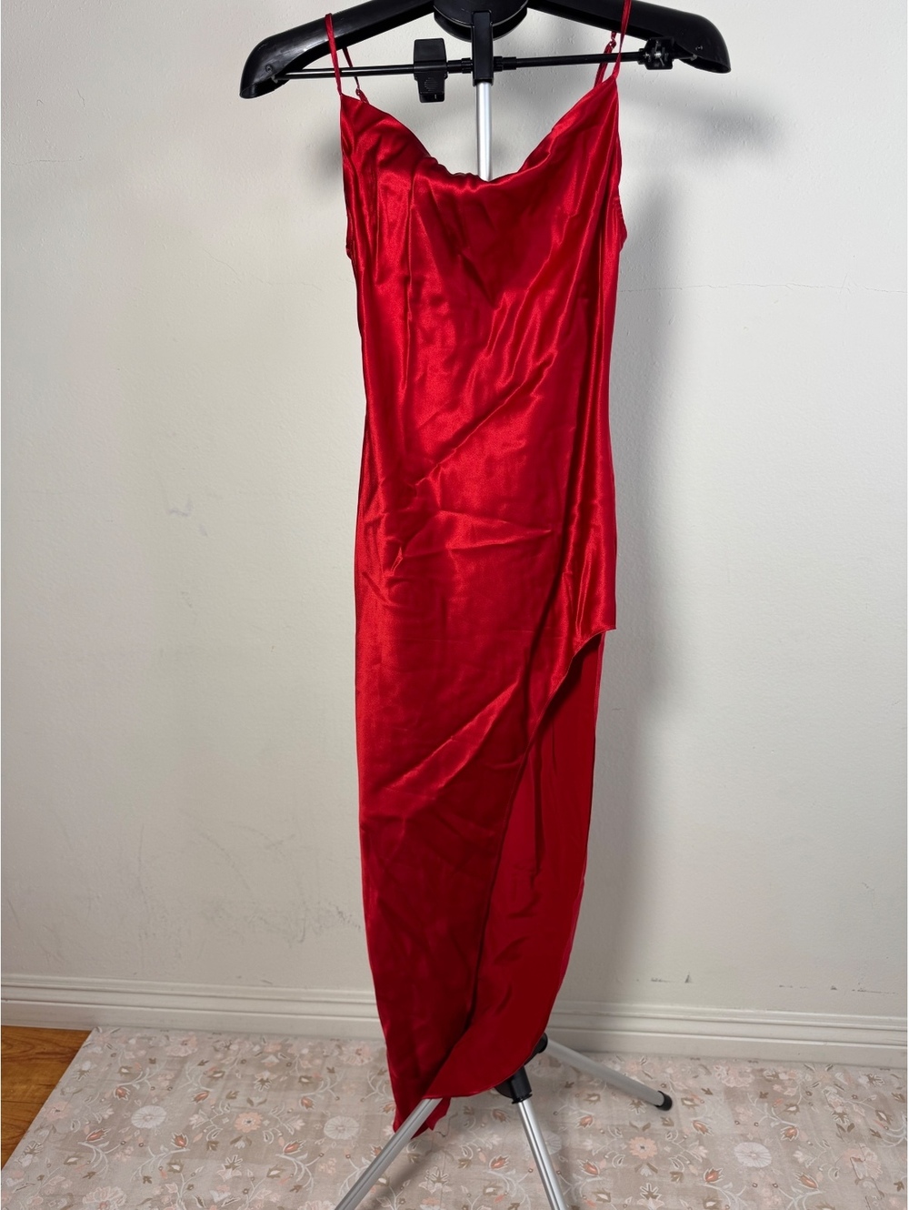 Fleur du Mal Red Silk Slip Dress XS